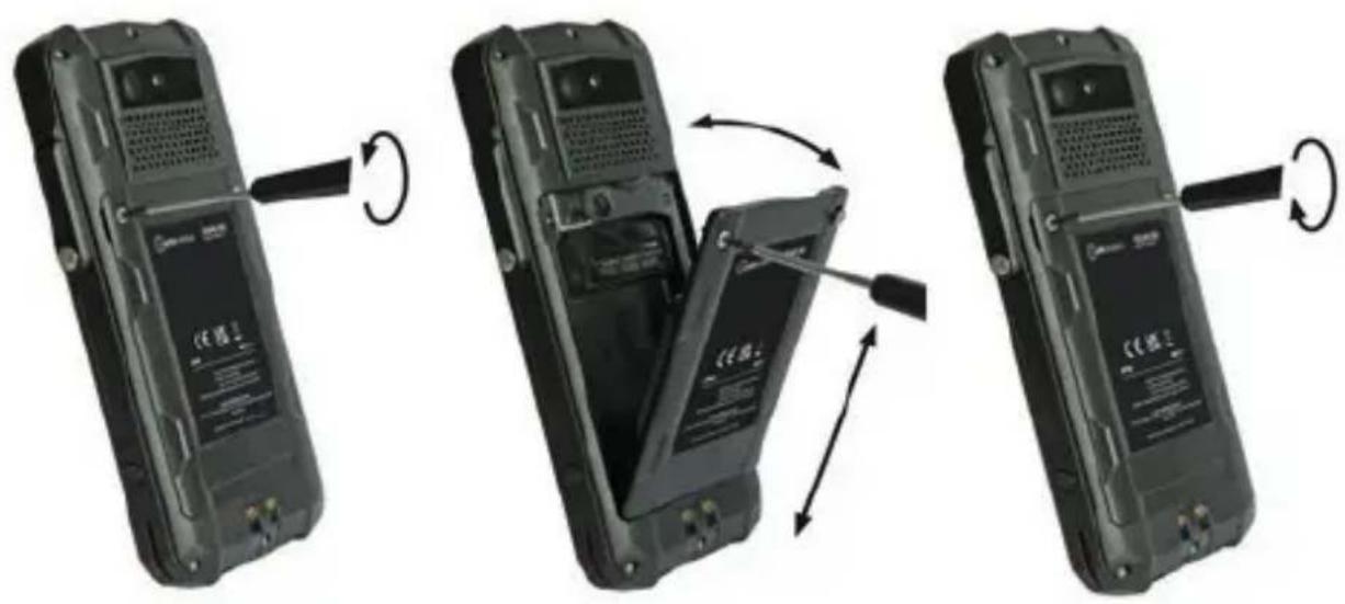 i.safe Mobile IS540.RG - > AZ AKKUMULÁTOR CSERÉJE - 1