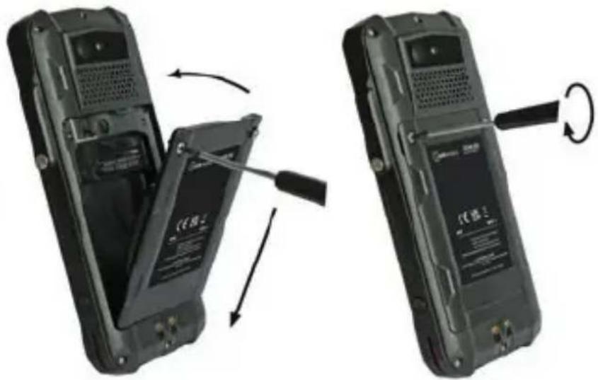 i.safe Mobile IS540.RG - BATTERIE EINBAUEN - 1