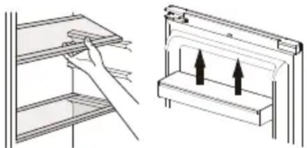 PRIMO PR164RKZ - MOVING THE SHELVES AND DOOR RACK - 1