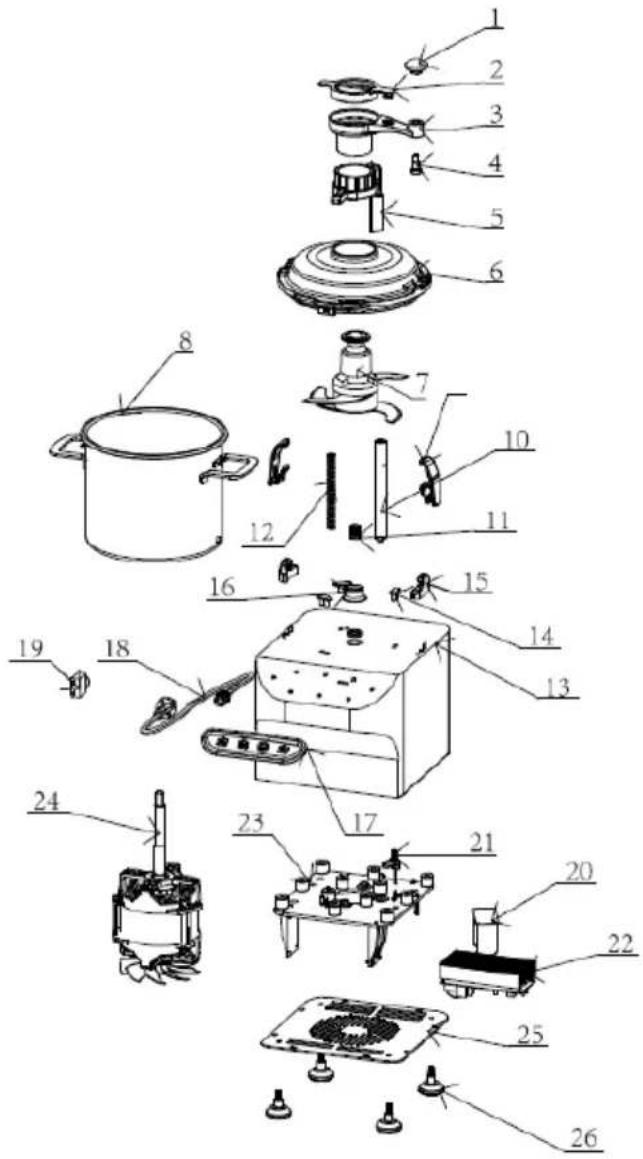 Royal Catering RCBC-12V2 - Assembly drawings: - 2