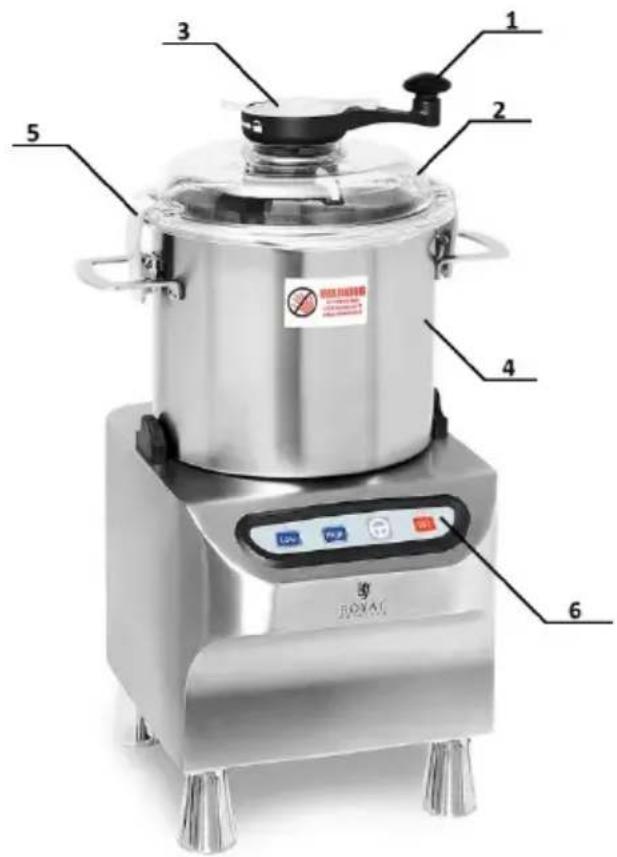 Royal Catering RCBC-8V2 - Beschreibung des Geräts - 1