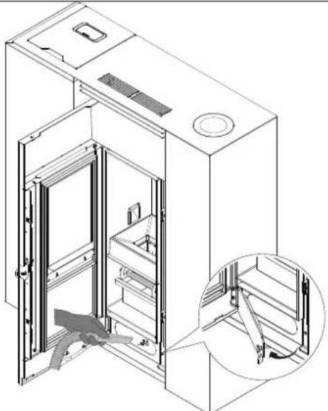 Palazzetti Ecofire Tiffany Idro - Maintenance of flue manifold - 1