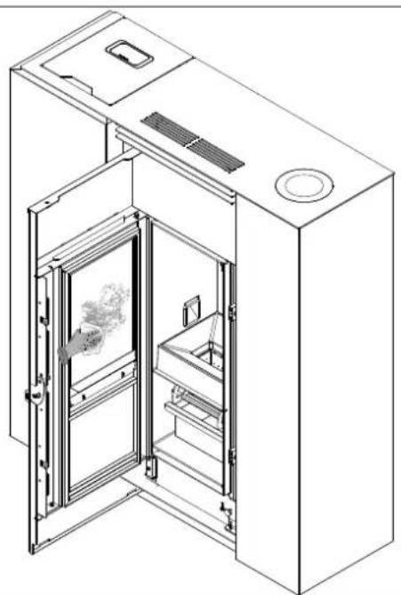 Palazzetti Ecofire Tiffany Idro - Pulizia del vetro - 2