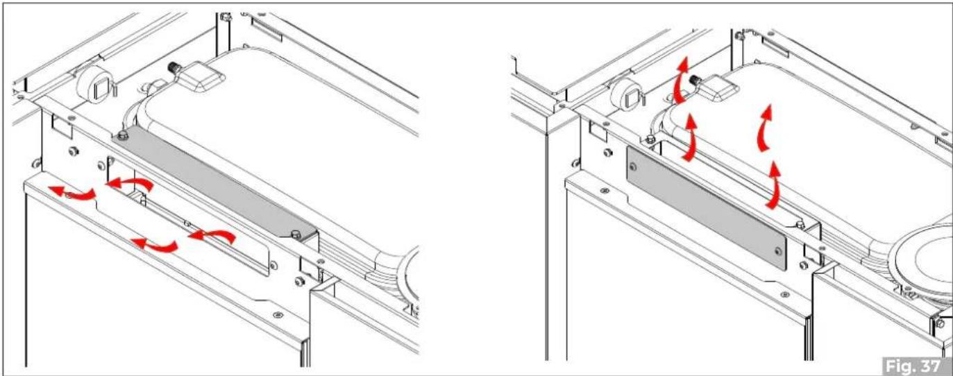 Palazzetti Ecofire Tiffany Idro - Air output configurations - 1