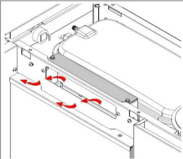Palazzetti Ecofire Tiffany Idro - Configurations des sorties d'air - 1