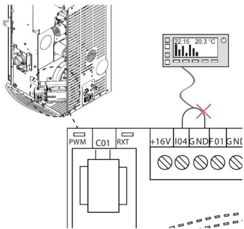 Palazzetti Ecofire Flo 6 - Termostato ambiente per controllo del ventilatore posteriore (PRO 2) - 2