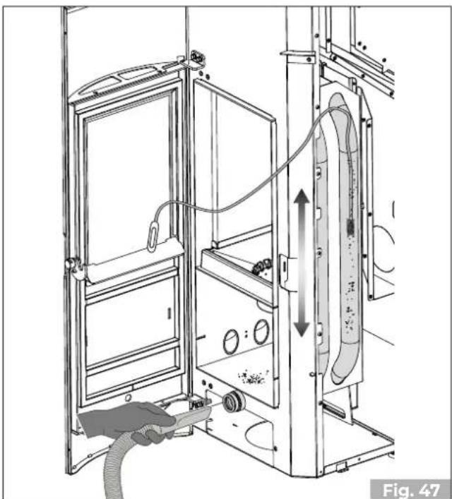 Palazzetti Ecofire Flo 6 - Wartung des Rauchgassammlers - 1