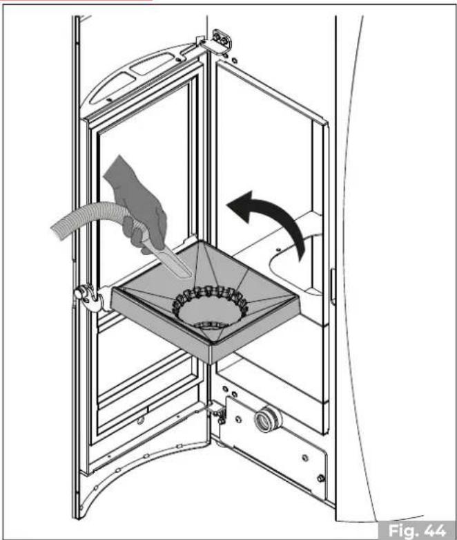 Palazzetti Ecofire Flo 6 - Pulizia interna del focolare - 2
