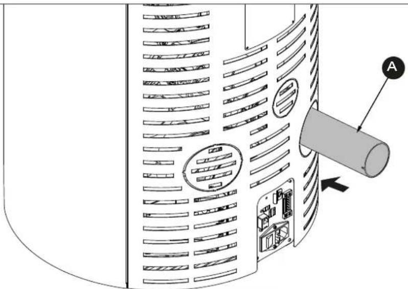 Palazzetti Ecofire Flo 6 - Configurations d'installation SORTIE ARRIERE - 2