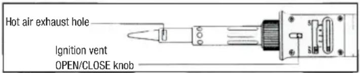 Weller Pyropen Cordless - HOW TO USE A SOLDERING TIP AND A HOT BLOW TIP - 1