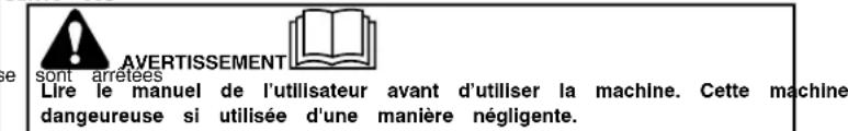 NAC MM741450E - Aventissements généraux de sécurité. - 2