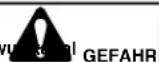 NAC MM741450E - Allgemeine Warnhinweise - 1