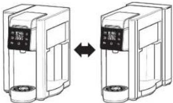 HAMILTON BEACH FlexBrew 49927 - How to Change Water Reservoir Location - 1