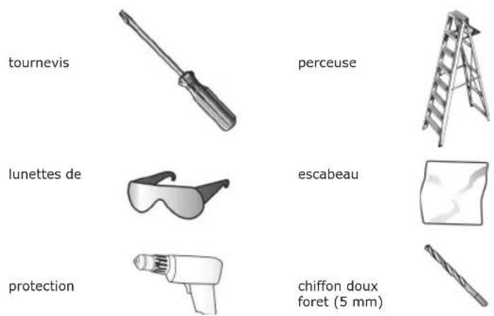Schwaiger LED220 011 - VOUS AVEZ BESOIN POUR L'INSTALLATION: - 1