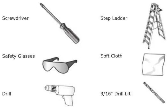 Schwaiger LED220 011 - ITEMS REQUIRED - 1