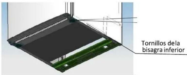 EDESA EZS-1412 NF - Guía de instalación para cambiar la orientación de apertura de la puerta - 6