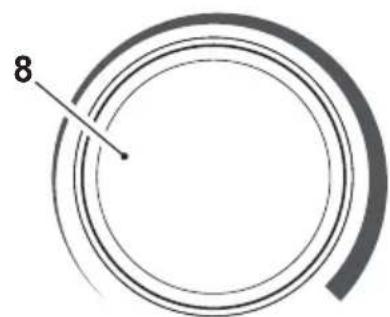 OLIMPIA SPLENDID Caldo Pocket - Knob "8" - Thermostat - 1