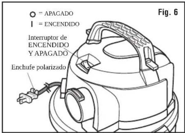 RIDGID HDAV0500 - ENCHUFE POLARIZADO / INTERRUPTOR DE ENCENDIDO Y APAGADO (Fig. 6) - 1