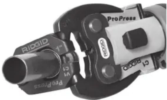 RIDGID RP 251 - Pressing A Fitting With Typical Actuator And Press Ring Set - 1