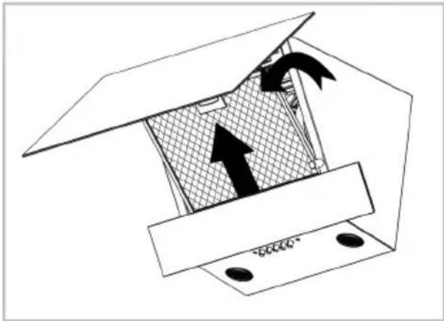 BEKO 7704331232 - De aluminium filters verwijderen - 2