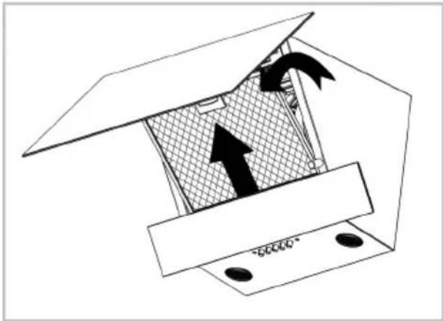 BEKO 7704331232 - Înlăturarea filtrelor de aluminiu - 2