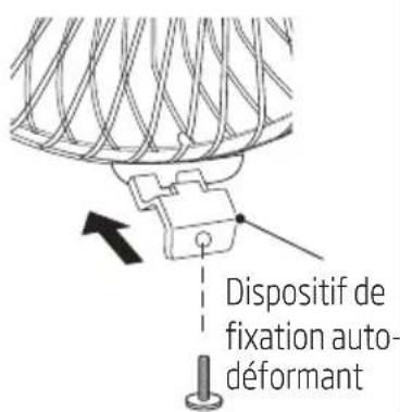 Dispositif de fixation auto- déformant