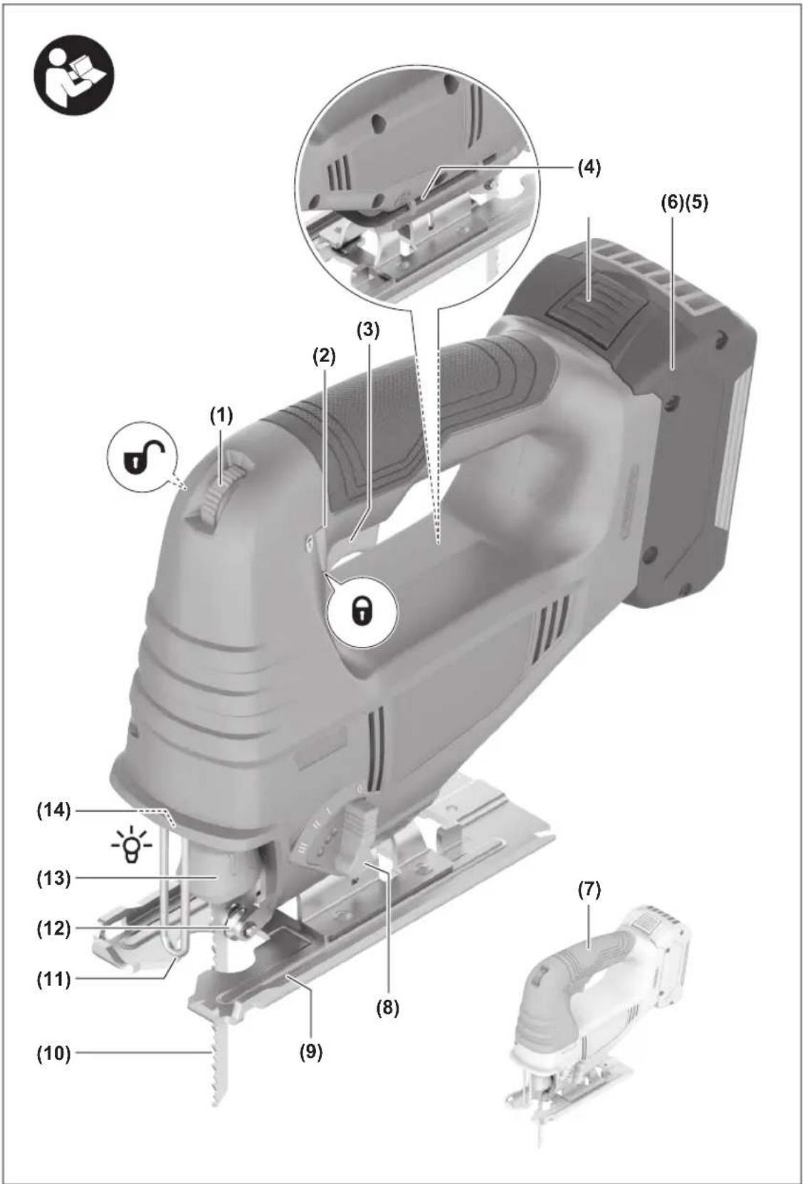 BOSCH GST 18V-95 B Professional - 1