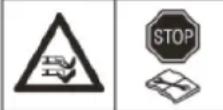 Texas TMX600 - Safety symbols - 3