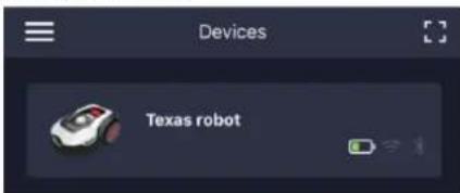 Texas TMX600 - Contrôle du robot dans un second téléphone mobile - 1