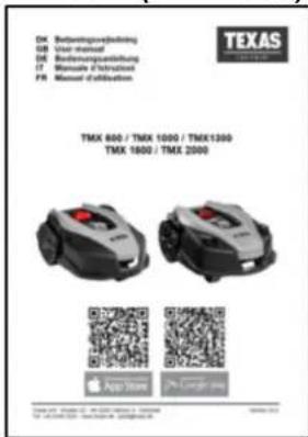 Texas TMX600 - DK - Originale instruktioner - 7