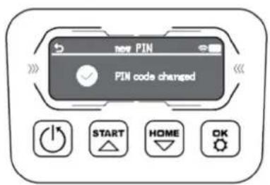 Texas TMX600 - Change PIN code - 5