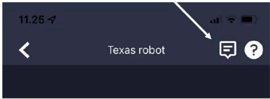 Texas TMX600 - Log i app - 1