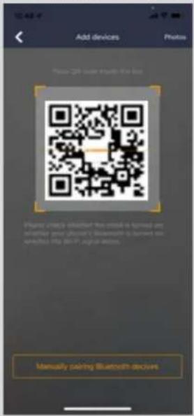 Texas TMX600 - Connection via QR code - 4