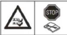 Texas TMX600 - Symboles de sécurité - 3