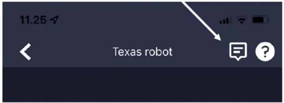 Texas TMX600 - Connectez-vous à l'application - 1