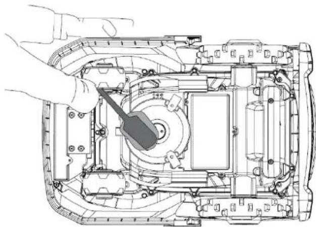 Texas TMX600 - Pulizia della parte inferiore - 1