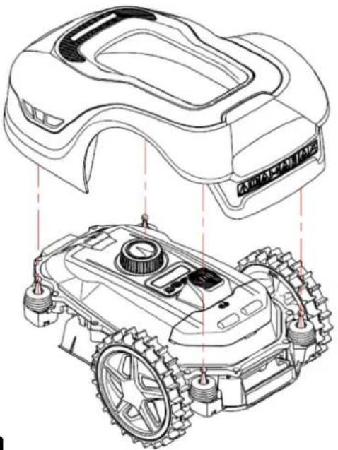 Texas TMX600 - Entfernen der Abdeckung (nur TMX600 / TMX1000 / TMX1300) - 2