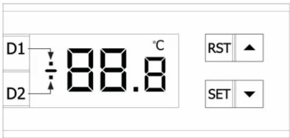 Alphacool Eiszeit 2000 Chiller - Parameters Adjustment - control panel - 1