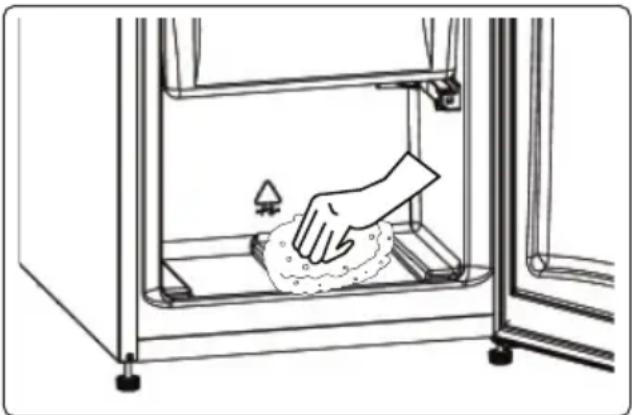SHARP UD121T2W - Proceso de descongelación del congelador - 1