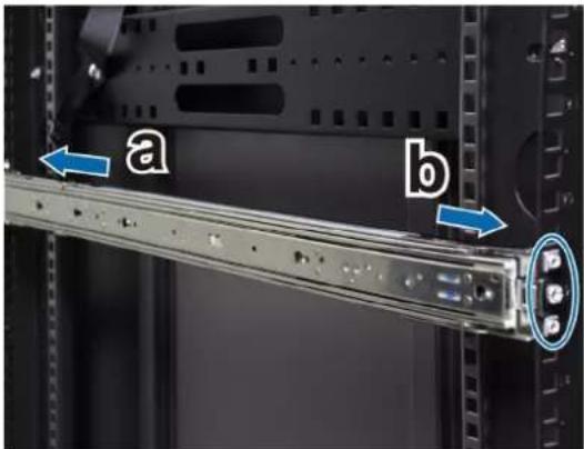 SYNOLOGY RackStation RS3621xs+ - Pour installer le kit de rails - 1