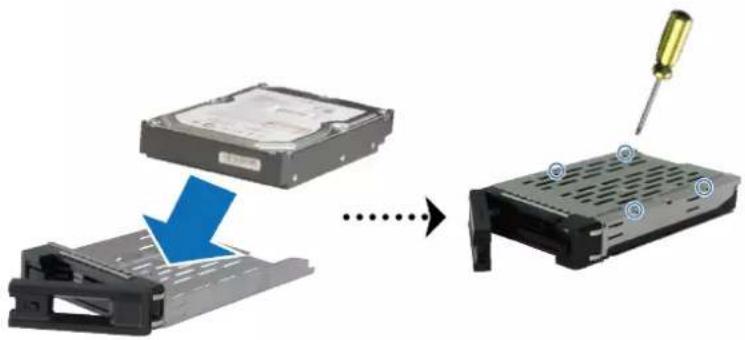 SYNOLOGY RackStation RS3621xs+ - Installation des disques - 2
