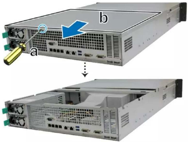 SYNOLOGY RackStation RS3621xs+ - Pour installer le module de RAM - 1
