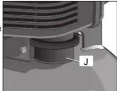 DEWALT D55167 - Vérifi cation des éléments du fi ltre d'air (Fig. 1) - 1