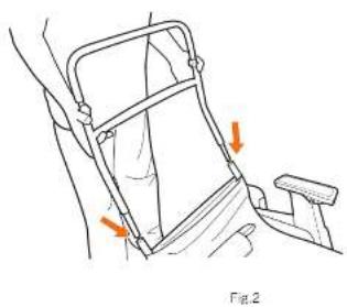 Human Touch Perfect Chair PC-610 - Insert the backrest frame into the chair base. - 1