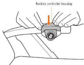 Recline controller housing