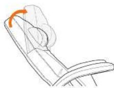 Human Touch Perfect Chair PC-610 - Ajuste el apoyacabeza - 1