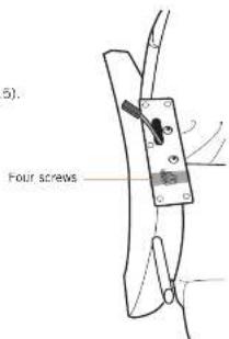 5). Four screws