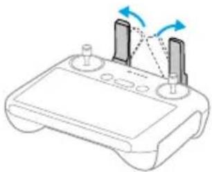 Illustration d'un appareil électronique portable avec deux ports et des flèches directionnelles indiquant le mouvement (sans texte ni symboles)