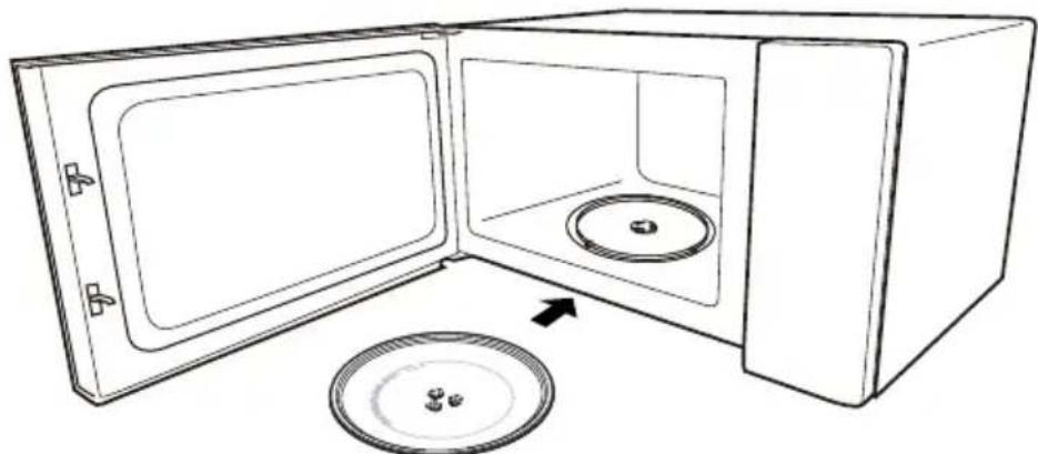 TEKA MW FS20 WH - DREHTELLERS INSTALLATION - 2