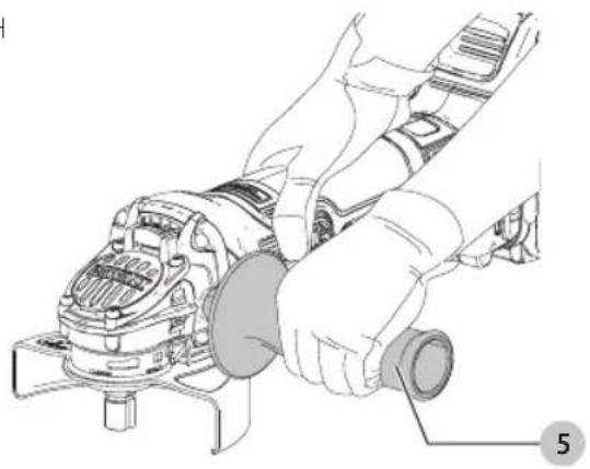 DEWALT DCG415B - Posición Adecuada de las Manos (Fig. H) - 1